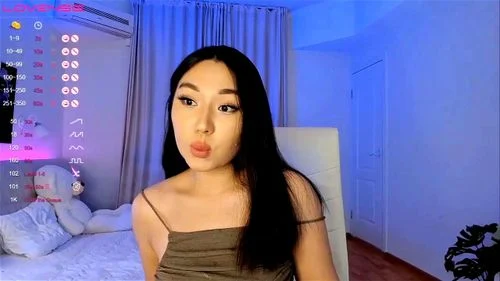 asian webcam girl, asian, solo, hitachi insertion