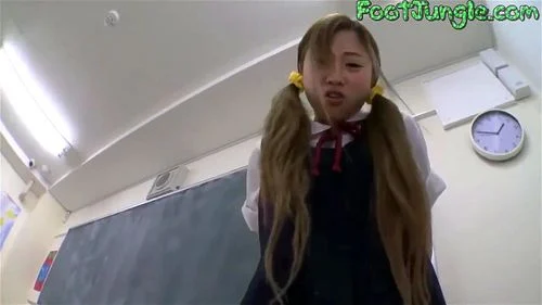 Japanese School Girl Foot Worship