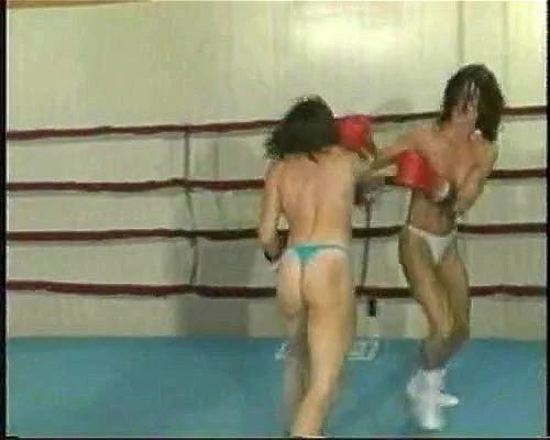 fetish, topless boxing, lesbian, small tits