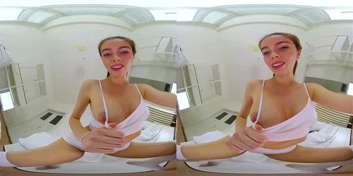 virtual reality, joi, close up pussy, kiss