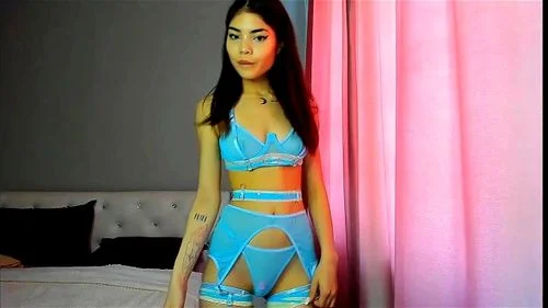 cam, asian webcam girl, small tits, asian