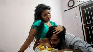Saree navel licking india