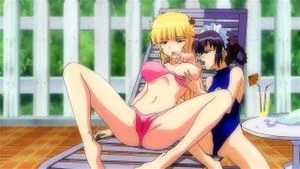 Hentai Lesbian Pool - Hentai caught and fucked tentacles monster in the swimming pool - wankoz.com