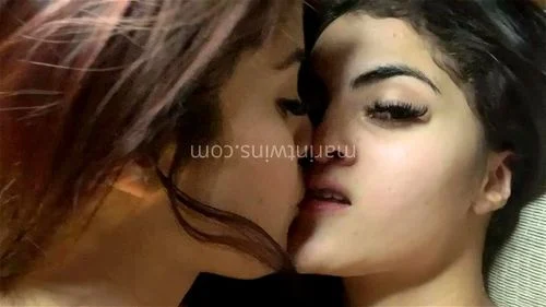 lesbian, spit, cam, kissing lesbians