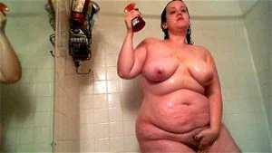 Bbw in the shower thumbnail