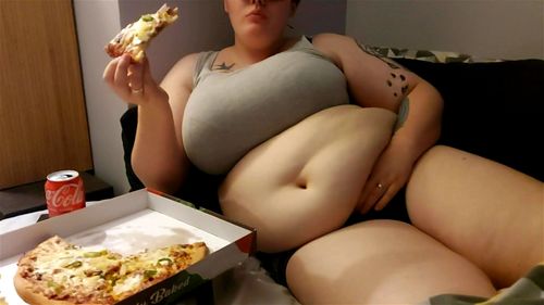fetish, big belly, homemade, fat
