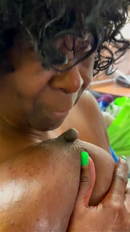 ebony, big nipples, big tits, huge tits