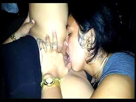 2 amature latina girls kissing and eating pussy in a car and some asshole with his dick out