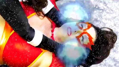 Superheroine 1 vs 2: Fansly & Superheroine Defeated Porn