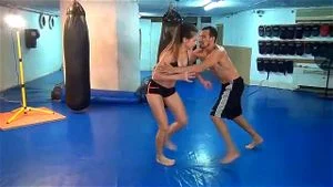 Women wrestle men (or sometimes women)  thumbnail