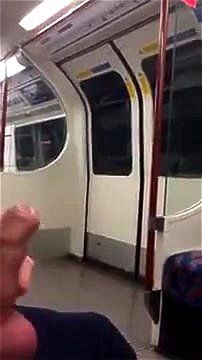 Masturbating in a London Underground train