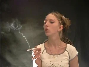 Smoking girl