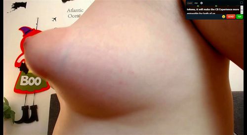 Sophia Side Shot of Puffy Nipples