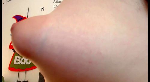 Sophia Side Shot of Puffy Nipples