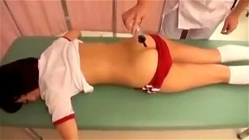 Japanese doctor massages his patient