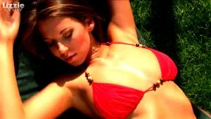 Lizzie Ryan Red Bikini