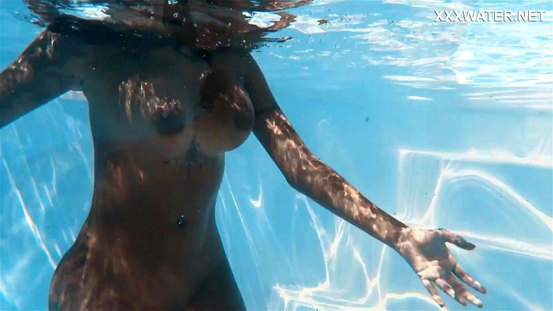 Sensational Venezuelan in Poolside Swim Session