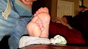 Cum on feet/ soles  thumbnail