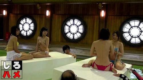 japanese, pool sex, asian, cumshot