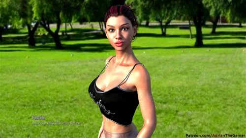 3d animation, downblouse, gameplay, flashing