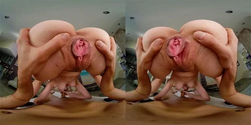 virtual reality, teen babe, petite, natural tits
