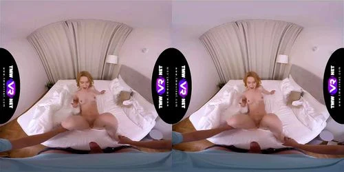 3d in virtual reality, small tits, virtual reality, blowjob