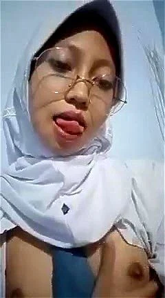asian, jilbab indo, small tits, babe