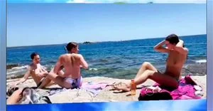 Nudists in Palma de Mallorca