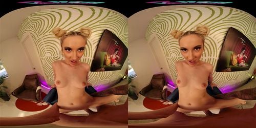 pov, vr, small tits, virtual reality