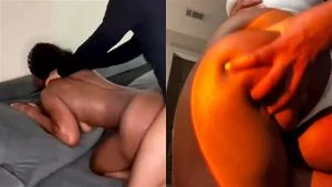 Fat black booty JOI thumbnail