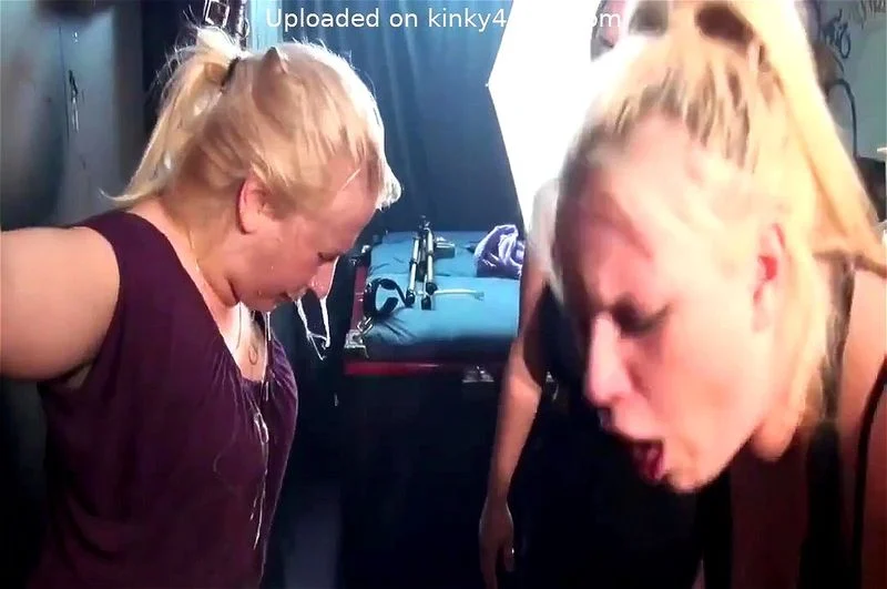 Lesbian spit BDSM Lesbian spit BDSM