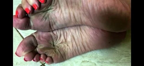 dirty soles, wrinkled soles, asian, pov