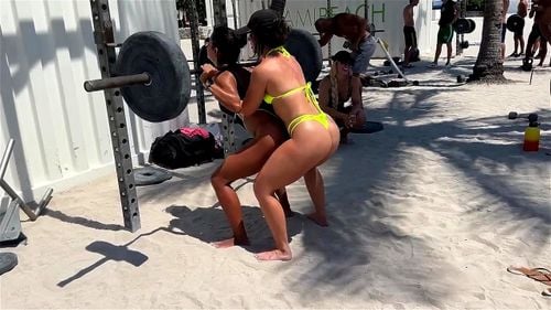 workout, hardcore, fbb lesbians, bikini babes