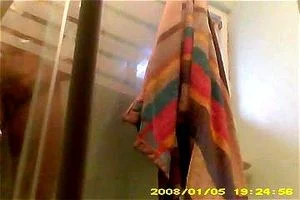 18 yo teen with big boobs taking a shower