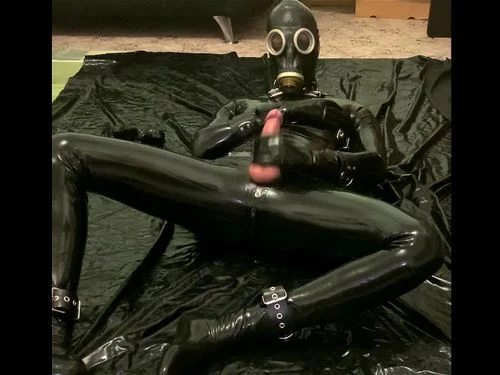 Rubber Drone Self Play and Cum