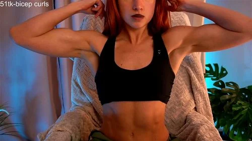 muscle girl, solo, cam, chaturbate