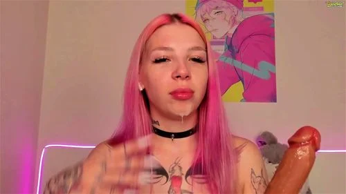 Covered in cum thumbnail