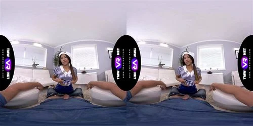 blowjob, virtual reality, missionary, cum on pussy