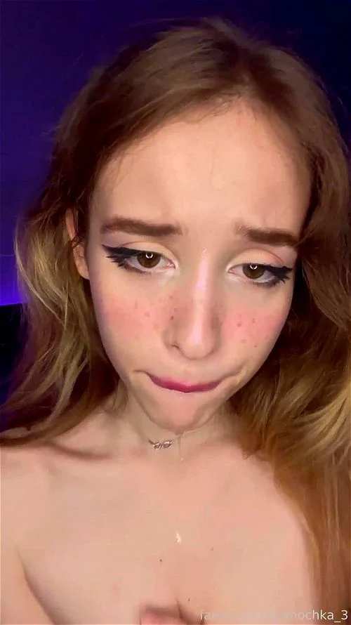 Rare Ahegao Close-up