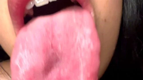 Closeup POV Tongue ASMR