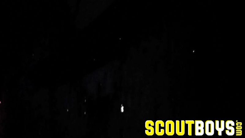 ScoutBoys - Hot hung scout leader barebacks two smooth boys in forest