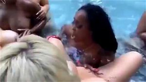 Interracial Pool Party - Watch Interracial Pool Party - Ebony, Big Ass, Big Tits Porn - SpankBang