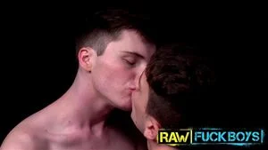 RawFuckBoys Twinks fuck and suck on leather bench