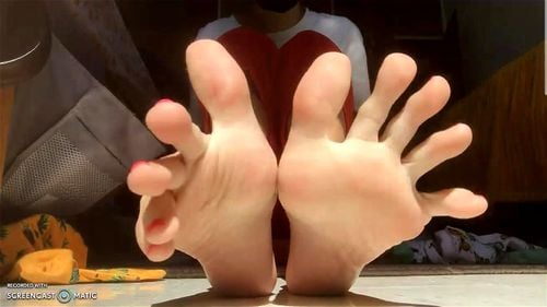 Long Toes porn video – feet fetish