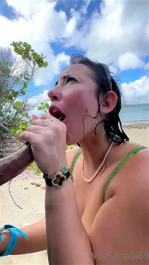 Girl Outdoor Sucking Cock - Watch She Love Sucking Dick Outside The Beach - Big Dick, Beach Babe, White Girl  Porn - SpankBang