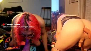 Sissy + Femboy + dildo thumbnail