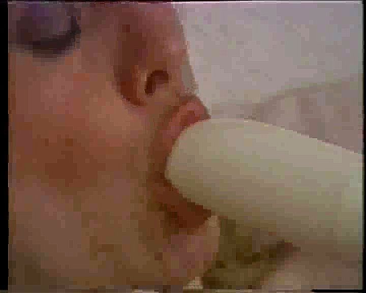 TT with white dildo