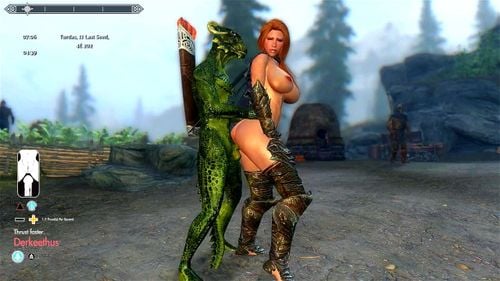 3D awesome argonian and Nord sex play!!!!