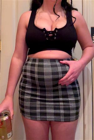Fat gut tight skirt