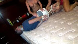 gagged tickled thumbnail